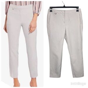 Adrianna Papell Champagne / Beige color Womens Work Slim fit Cropped Pants 6